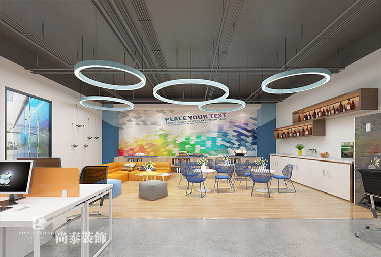  深圳市南山深圳灣生態(tài)園太平洋電信集團辦公室裝修設計