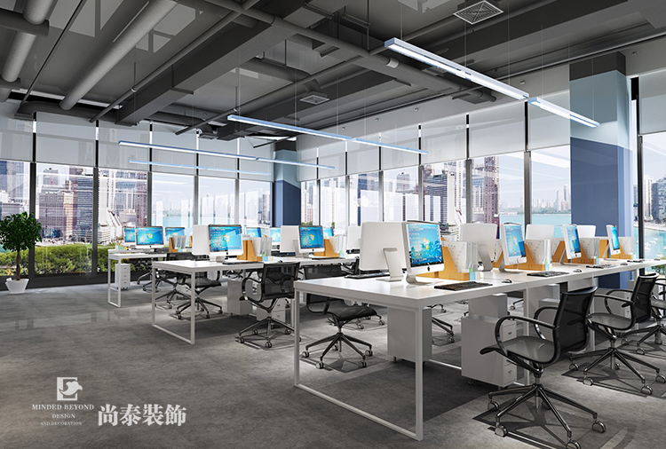  深圳市南山深圳灣生態(tài)園太平洋電信集團辦公室裝修設計