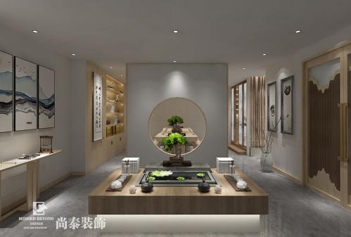 深圳寶安中式風(fēng)格茶藝體驗(yàn)館裝修設(shè)計(jì)