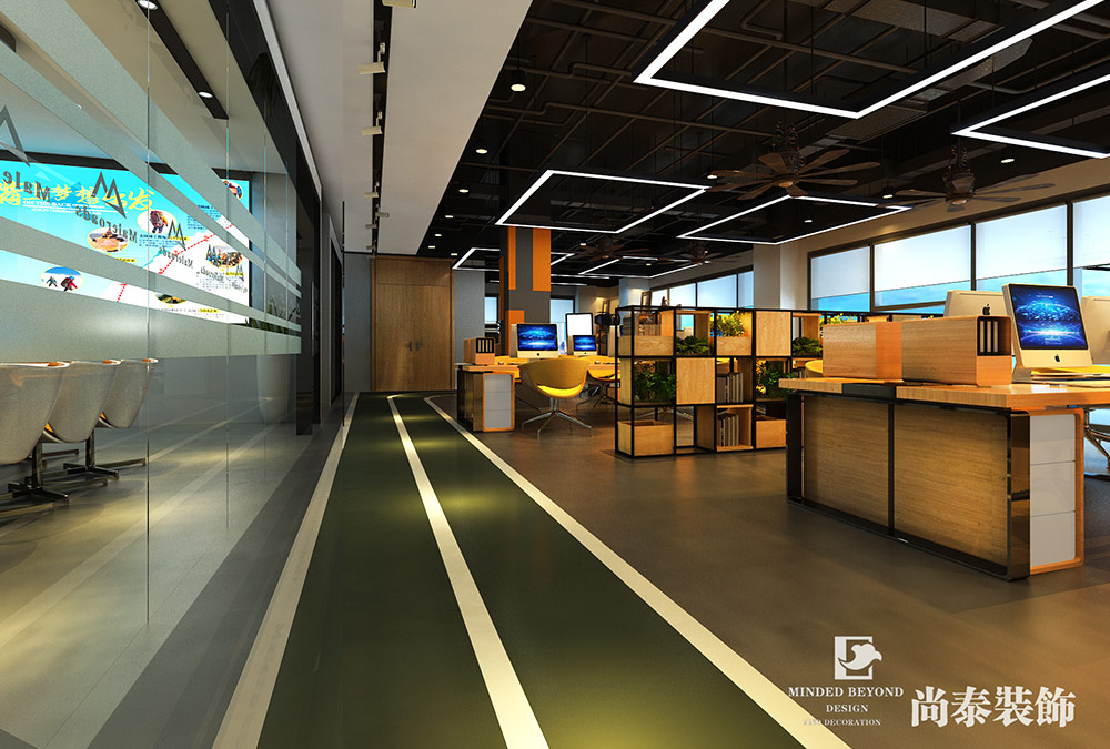 深圳寶安西鄉(xiāng)廣興源戶外用品公司辦公空間裝修設(shè)計 