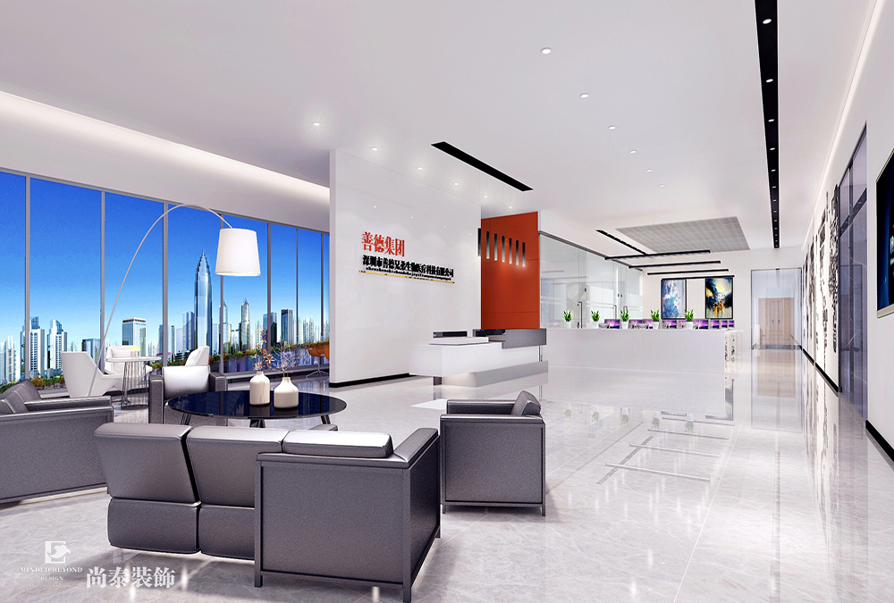 深圳龍崗萬(wàn)科大廈生物醫(yī)療科技辦公室裝修設(shè)計(jì)