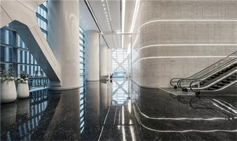 一線寫字樓大堂設(shè)計(jì) | 中原第一高鄭東綠地中心，令人驚嘆的設(shè)計(jì)語言