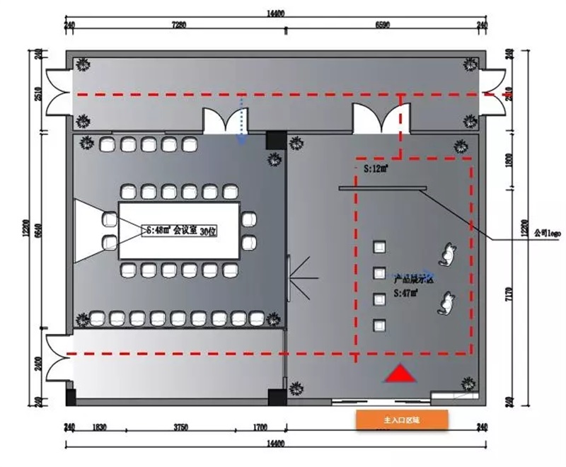 辦公室裝修設(shè)計動線