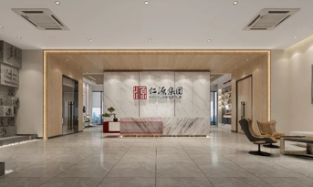 生物科技公司辦公室裝修效果圖，現(xiàn)代簡約的科學(xué)養(yǎng)生