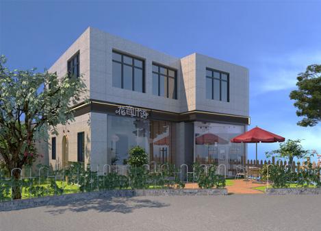 廣州天河復古風小清新咖啡廳裝修設計