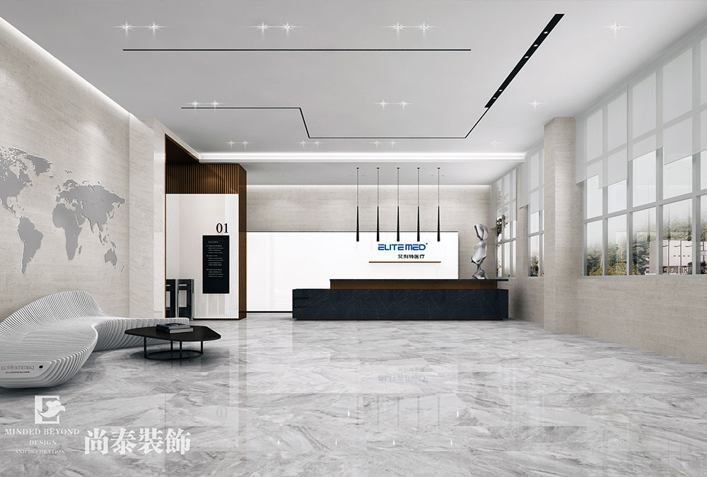 深圳光明君斯達(dá)科技園醫(yī)療科技公司裝修設(shè)計效果圖