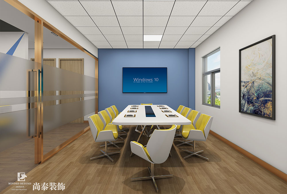 東莞市新園二路服裝貿(mào)易公司辦公及展廳裝修設(shè)計 