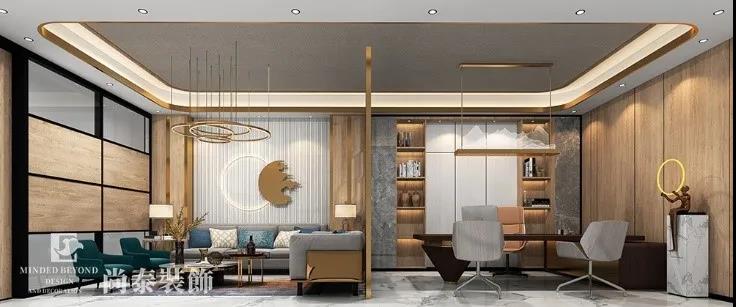 科技公司現(xiàn)代奢侈風(fēng)格辦公室裝修設(shè)計(jì)圖片