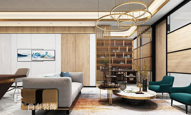 科技公司現(xiàn)代奢侈風(fēng)格辦公室裝修設(shè)計(jì)圖