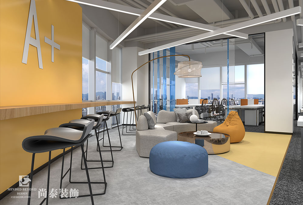 深圳龍崗寶能智創(chuàng)谷新供應鏈管理公司辦公室裝修設計