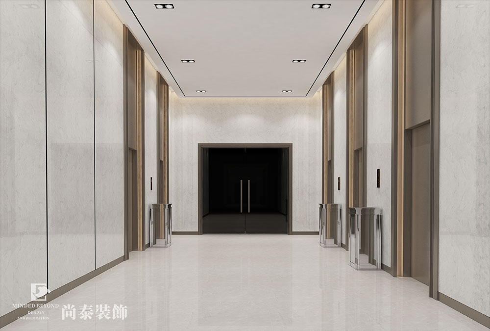 東莞奮達(dá)科技園新型智能硬件辦公樓接待展廳裝修設(shè)計