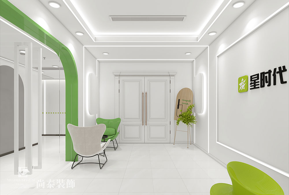 深圳南山華僑城汽車(chē)管理公司辦公室直播間裝修設(shè)計(jì) 