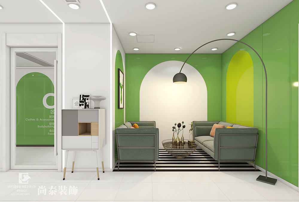 深圳南山華僑城汽車(chē)管理公司辦公室直播間裝修設(shè)計(jì) 