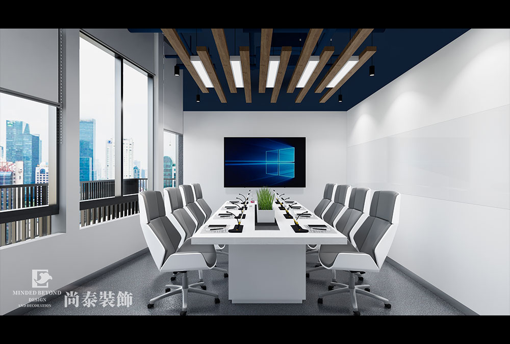 深圳南山萬海大廈300平機(jī)器人研發(fā)科技公司裝修設(shè)計