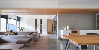 雙倍延展平面大視野！現(xiàn)代風(fēng)居家同時也是私人辦公室 