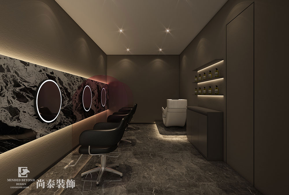 美發(fā)店設計,理發(fā)店設計,店面設計