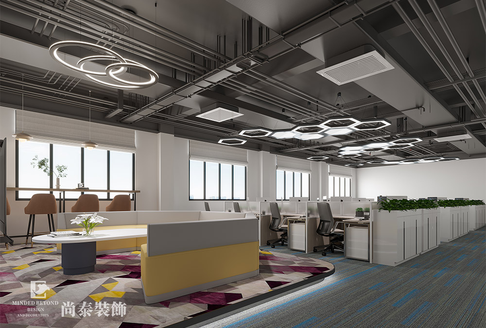 辦公樓裝修：600平米深圳智能穿戴科技公司辦公室設(shè)計裝修