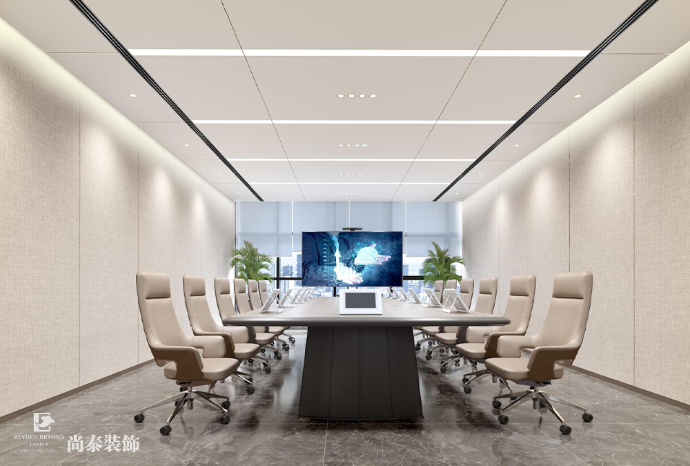 東莞天安深創(chuàng)谷3800平米廠房辦公室裝修設(shè)計(jì)案例