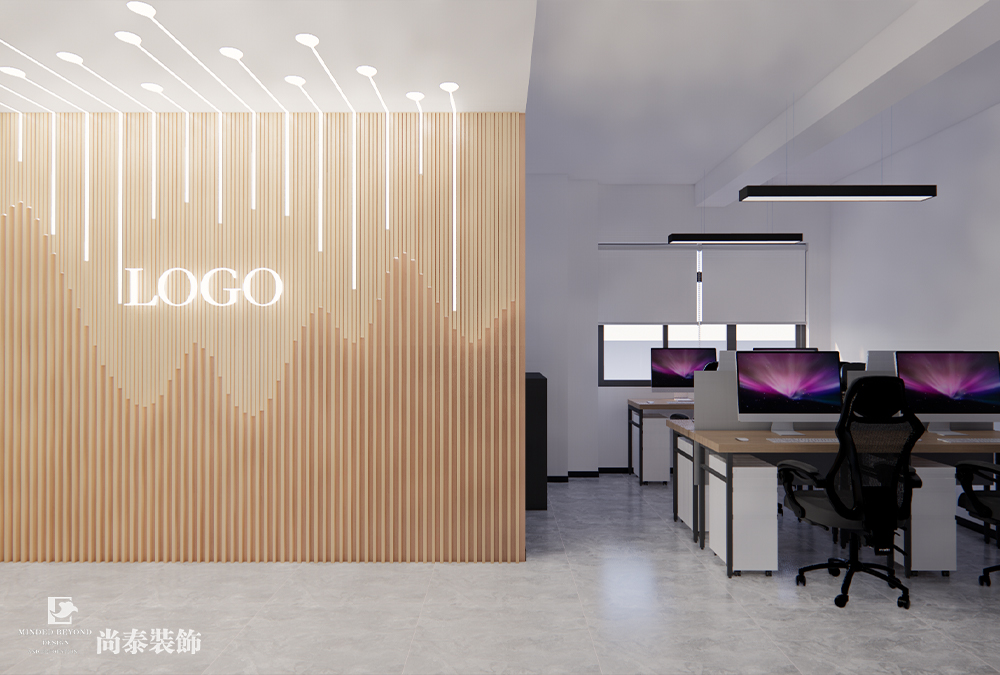 共享辦公室設(shè)計：惠州2000平米辦公樓共享辦公室裝修設(shè)計案例