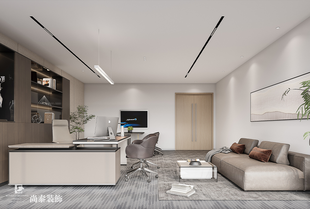 辦公室裝修設(shè)計(jì)：1200平米智能科技公司深圳寫字樓辦公室裝修設(shè)計(jì)案例