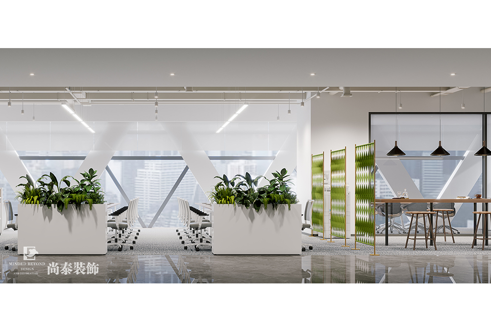 辦公室裝修設(shè)計(jì)：1200平米智能科技公司深圳寫字樓辦公室裝修設(shè)計(jì)案例