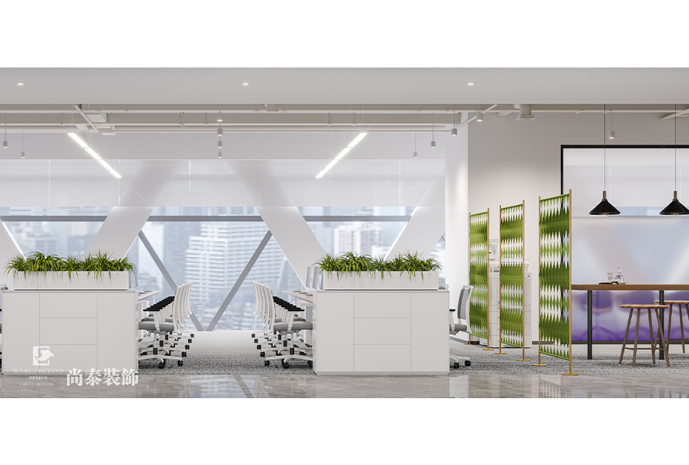 辦公室裝修設(shè)計(jì)：1200平米智能科技公司深圳寫字樓辦公室裝修設(shè)計(jì)案例
