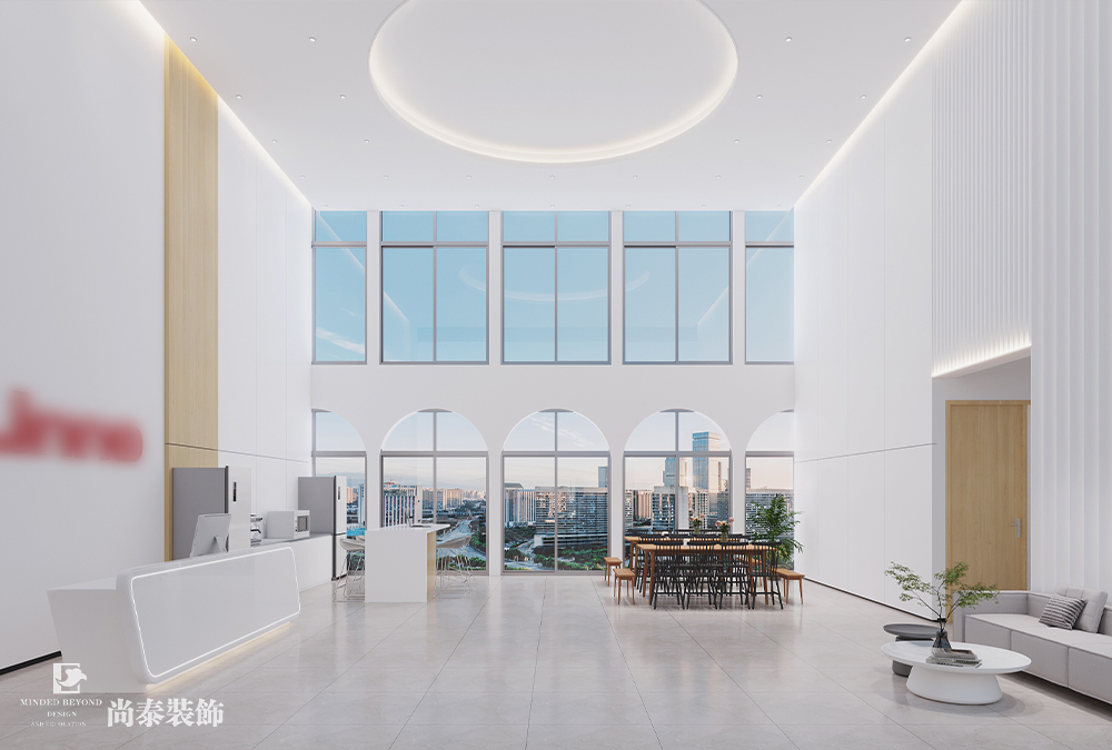 辦公室設(shè)計(jì)：深圳汽車用品公司萬(wàn)融大廈700平米辦公室裝修設(shè)計(jì)案例