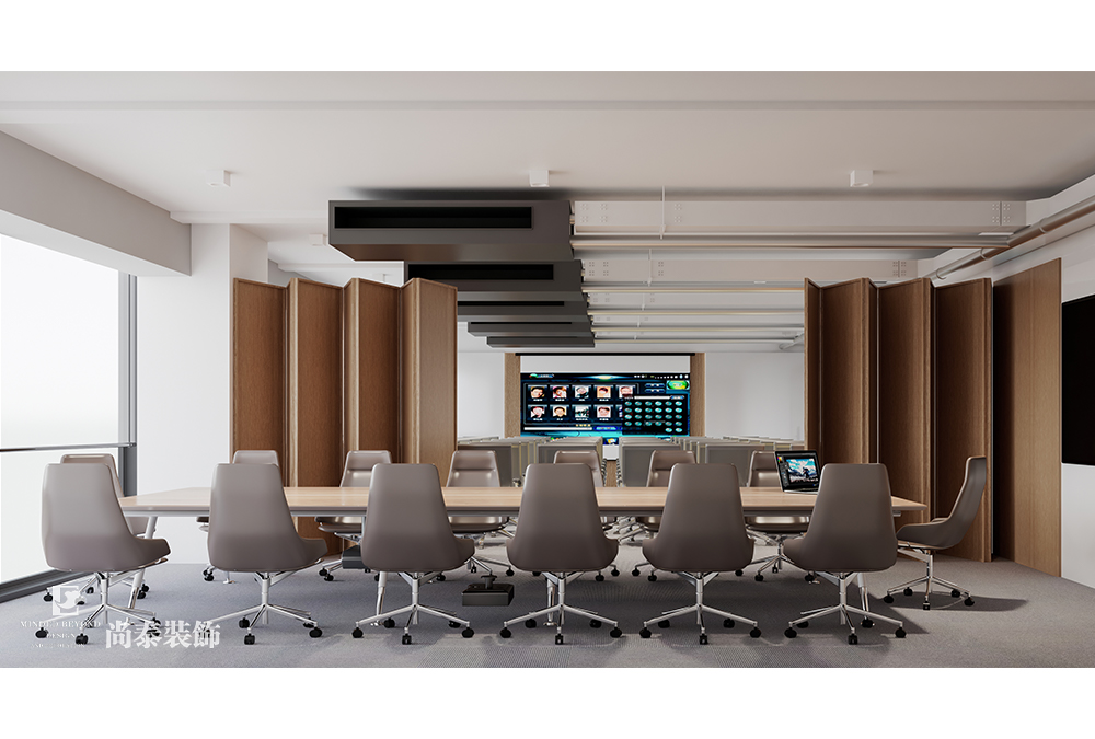 廠房辦公室設計：深圳龍崗2000平米新材料公司辦公樓裝修設計案例