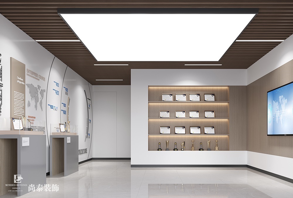 深圳龍崗辦公室設計案例：250平米機械電子公司