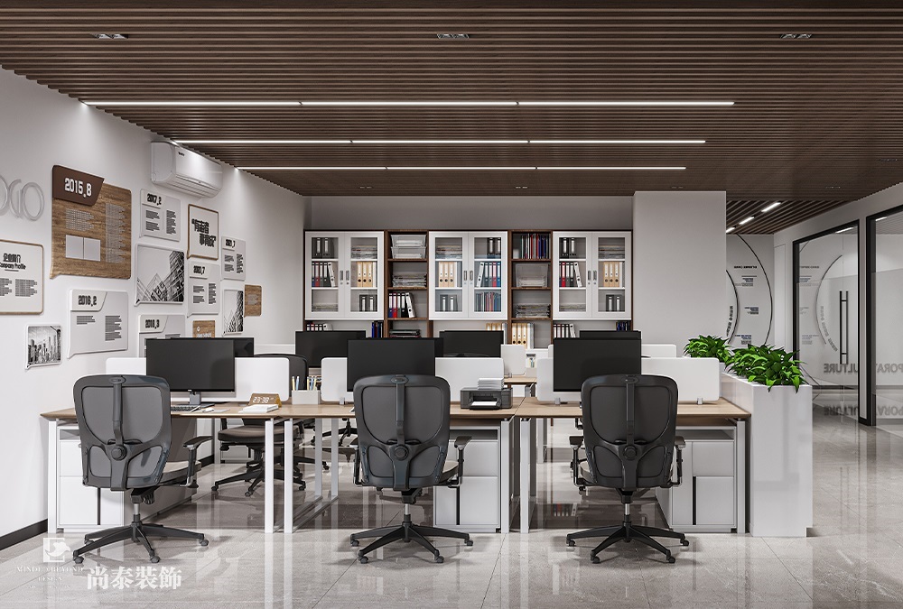 深圳龍崗辦公室設計案例：250平米機械電子公司