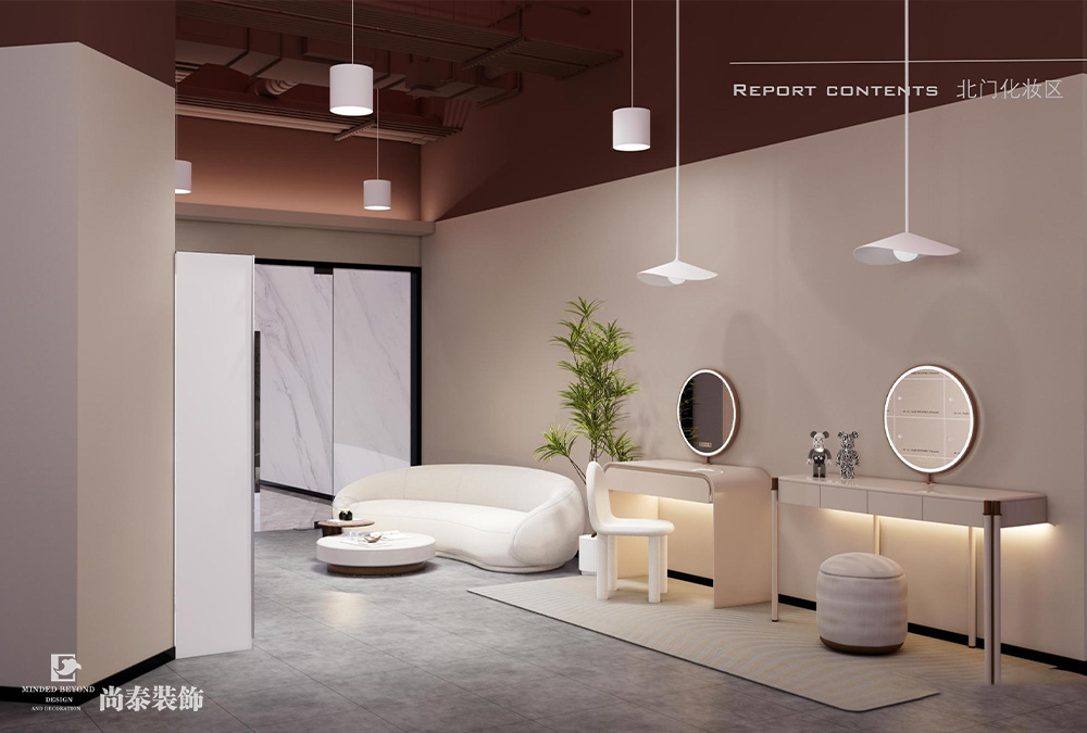 深圳龍崗仁恒夢公園寫字樓1200平米辦公室裝修設(shè)計案例