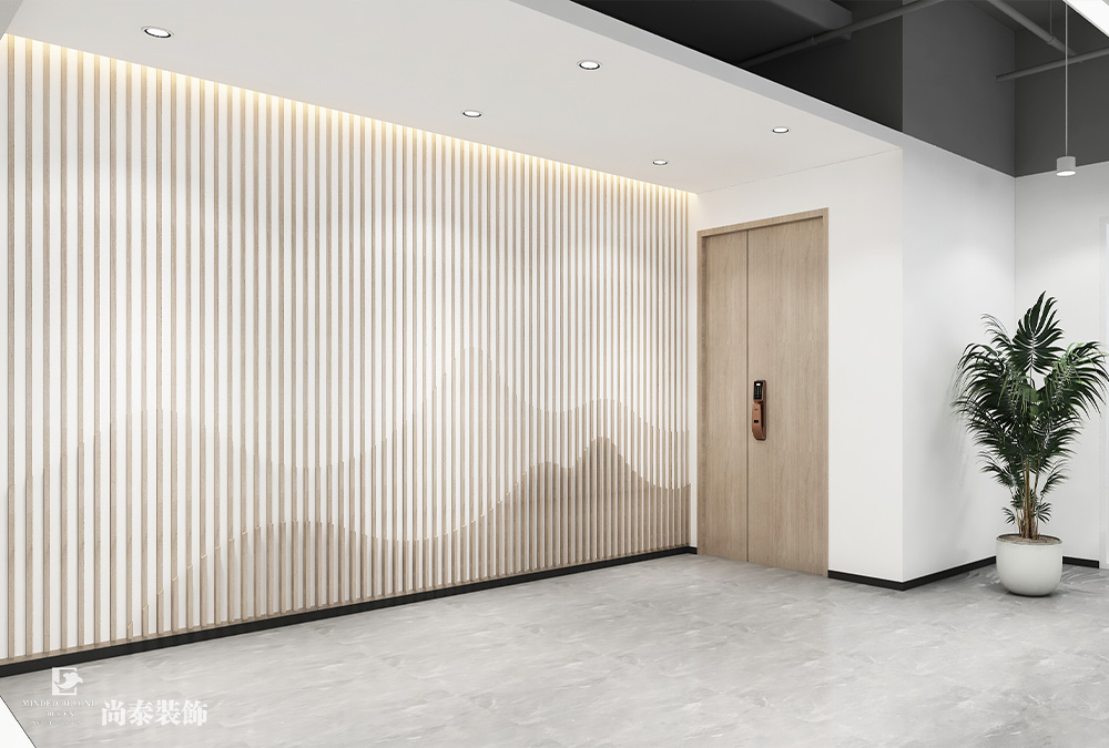 深圳龍華鴻榮源天俊寫字樓1400平米智能科技公司辦公室裝修設(shè)計(jì)