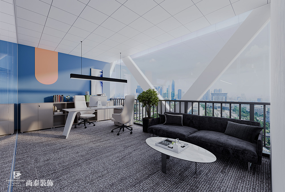 深圳龍華華南數(shù)字谷寫字樓500平米科技公司辦公室裝修設(shè)計(jì)