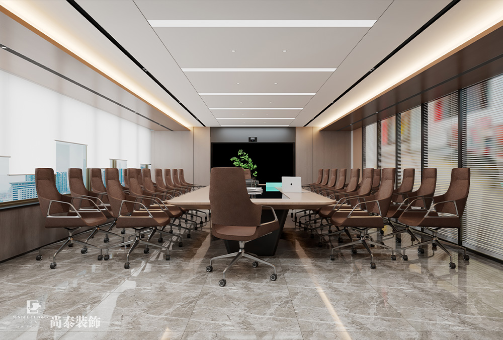 深圳羅湖金田大廈寫字樓600平米電梯公司辦公室翻新裝修設計