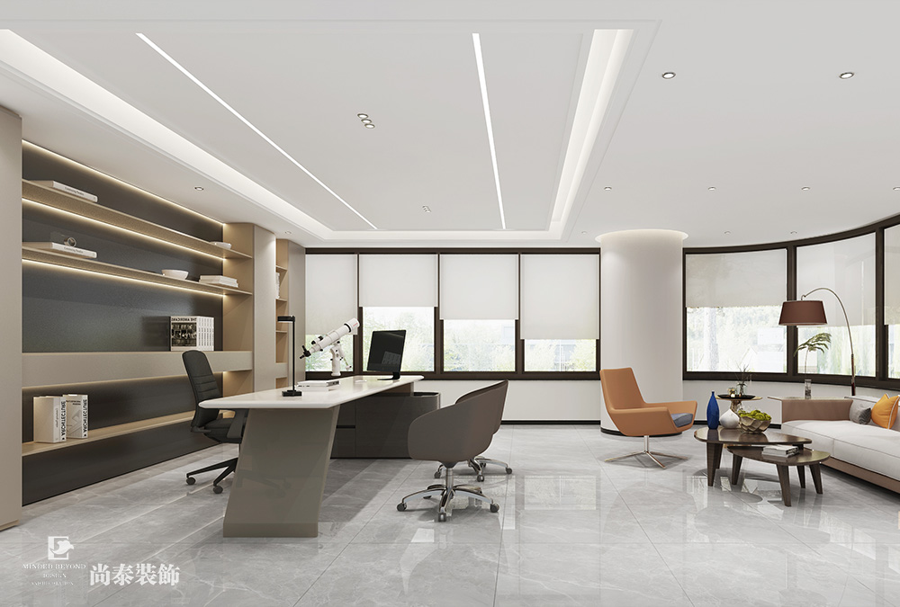 深圳羅湖金田大廈寫字樓600平米電梯公司辦公室翻新裝修設計