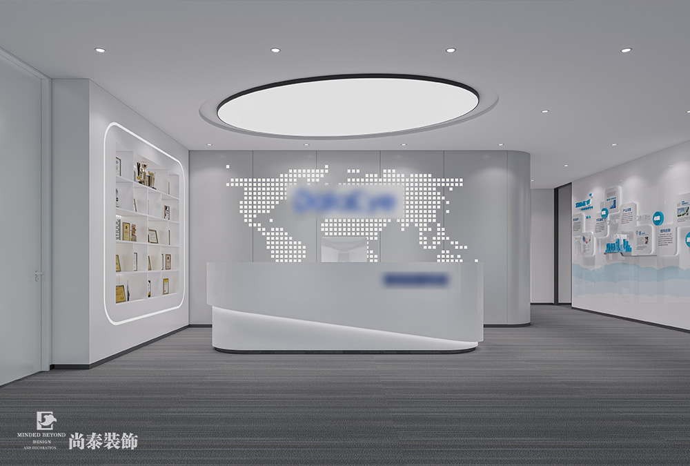 深圳南山軟件產(chǎn)業(yè)基地數(shù)字營銷公司420平米辦公室裝修設(shè)計案例