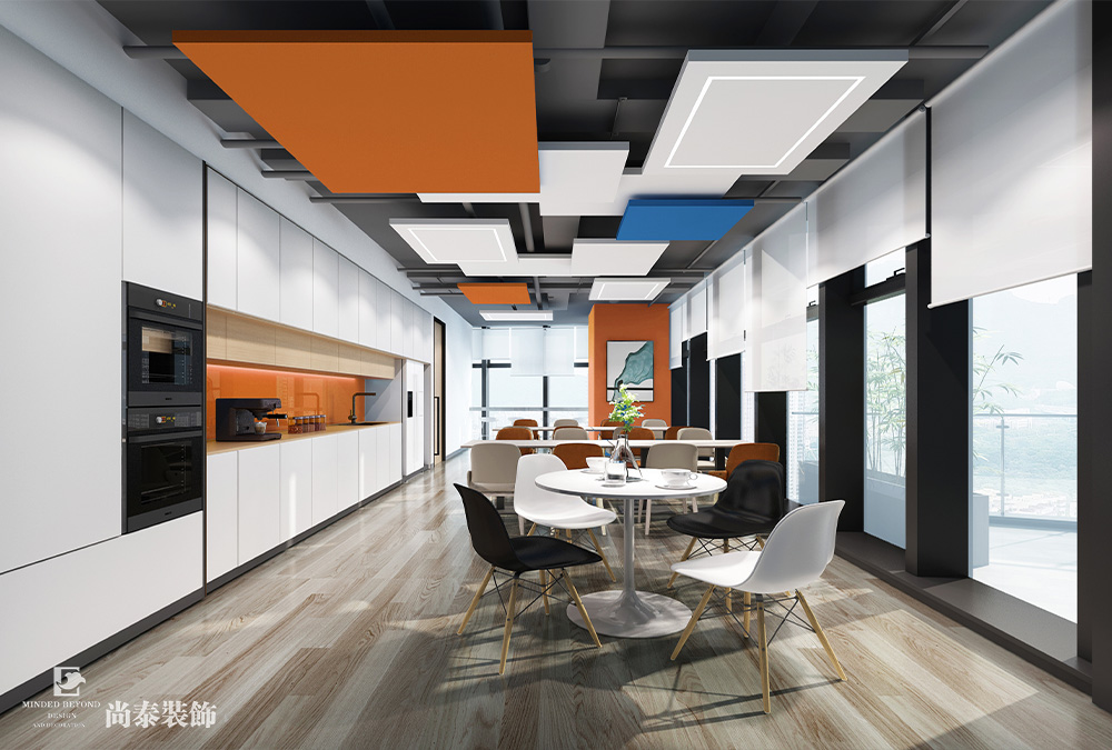 2100平米芯片研發(fā)設(shè)計(jì)公司深圳南山同方信息港寫(xiě)字樓辦公室裝修設(shè)計(jì)