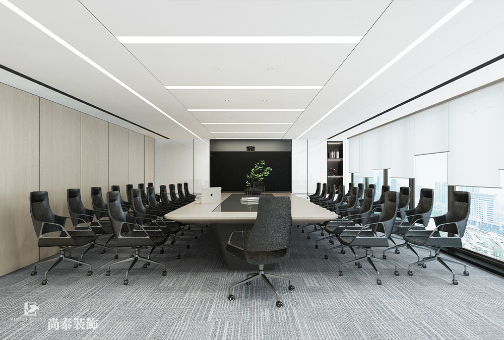 2100平米芯片研發(fā)設(shè)計(jì)公司深圳南山同方信息港寫(xiě)字樓辦公室裝修設(shè)計(jì)