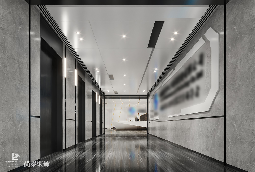 2100平米芯片研發(fā)設(shè)計(jì)公司深圳南山同方信息港寫(xiě)字樓辦公室裝修設(shè)計(jì)