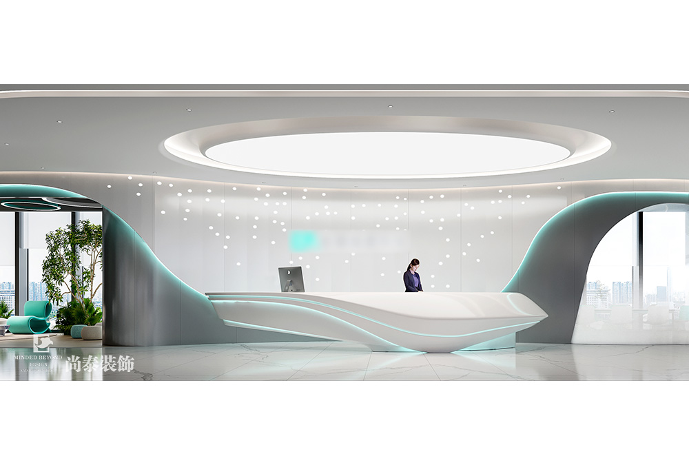 700平米信息科技公司深圳南山陽光保險大廈寫字樓辦公室裝修設(shè)計(jì)案例