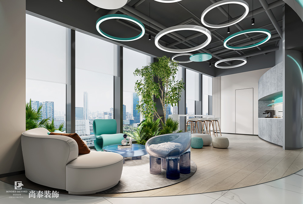 700平米信息科技公司深圳南山陽光保險大廈寫字樓辦公室裝修設(shè)計(jì)案例