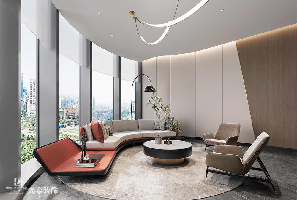 700平米信息科技公司深圳南山陽光保險大廈寫字樓辦公室裝修設(shè)計(jì)案例