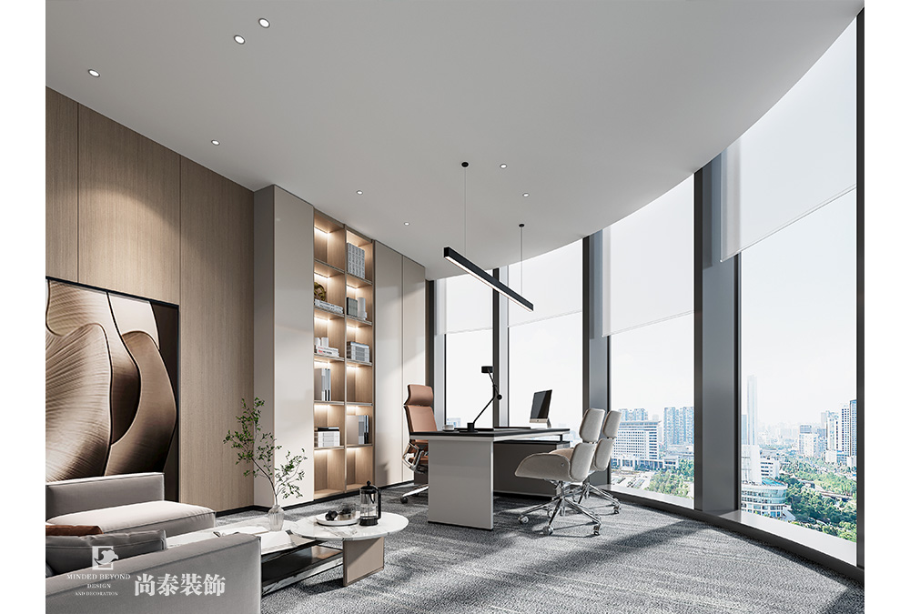 700平米信息科技公司深圳南山陽光保險大廈寫字樓辦公室裝修設(shè)計(jì)案例