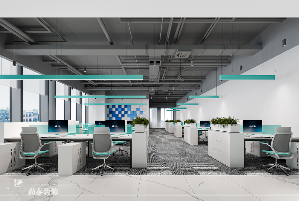 700平米信息科技公司深圳南山陽光保險大廈寫字樓辦公室裝修設(shè)計(jì)案例