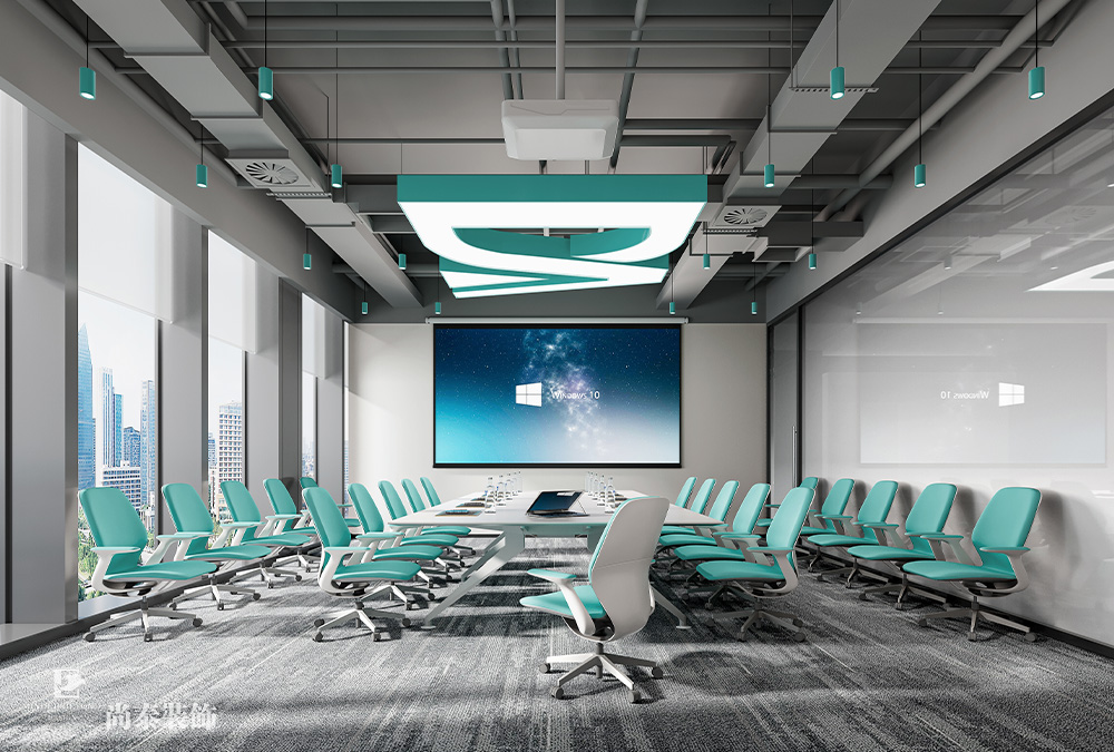 700平米信息科技公司深圳南山陽光保險大廈寫字樓辦公室裝修設(shè)計(jì)案例