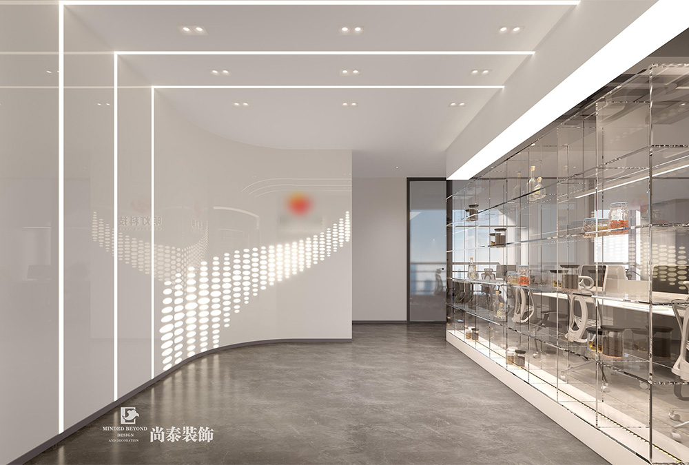 350平米環(huán)保節(jié)能科技公司深圳南山智谷寫字樓辦公室裝修設(shè)計