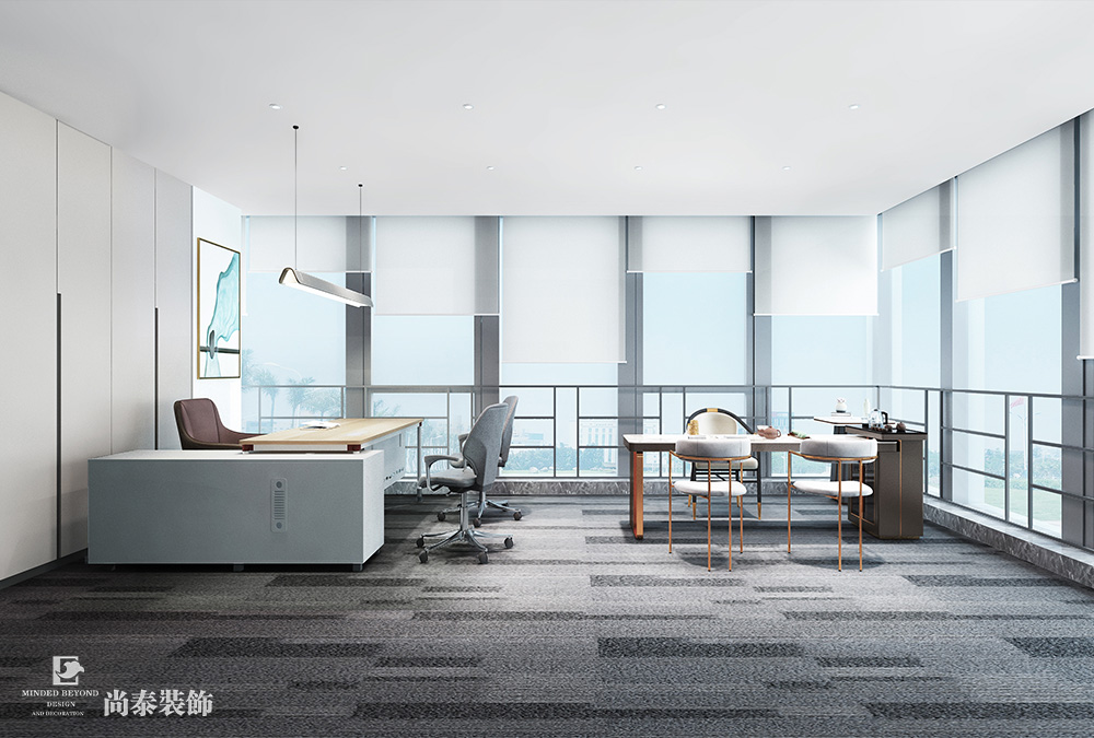 深圳南山智谷寫字樓科技公司辦公室裝修設計案例