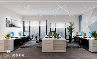 科技感辦公室設(shè)計，尚泰裝飾打造未來感企業(yè)空間